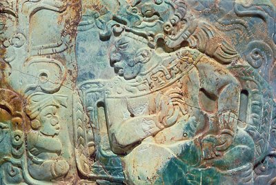 Pectoral of the King and a courtier from Tikal by Mayan